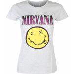 T-shirts à imprimés en coton Nirvana Taille L look Rock pour femme 