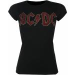 T-shirts longs AC/DC lavable en machine Taille L look Rock pour femme 