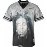 T-shirts à imprimés noirs en fil filet Bob Marley Taille M look fashion pour homme 