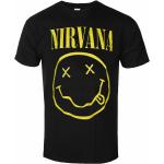 T-shirts à imprimés noirs en coton Nirvana Taille S look fashion pour homme 
