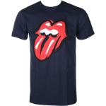 T-shirts bleues foncé en coton Rolling Stones Taille XXL look Rock pour homme 