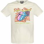 T-shirts Amplified beige clair en coton Rolling Stones Taille XL look fashion pour homme 
