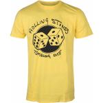 T-shirts à imprimés jaunes en coton Rolling Stones Taille XXL look Rock pour homme 