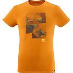 T-shirts techniques Millet orange en viscose à manches courtes à col rond Taille L look fashion pour homme 