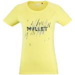 T-shirts à imprimés Millet jaunes Taille L pour femme en promo 