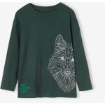 T-shirts à imprimés Vertbaudet vert sapin à imprimé animal en coton à motif animaux pour garçon de la boutique en ligne Vertbaudet.fr 