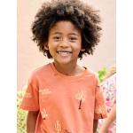 T-shirts à imprimés Vertbaudet abricot en coton Taille 10 ans pour garçon en promo de la boutique en ligne Vertbaudet.fr 