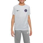 T-shirts Nike argentés enfant Paris Saint Germain en promo 