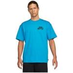 T-shirts Nike SB Collection bleus en jersey lavable en machine Taille M classiques pour homme en promo 