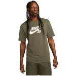 T-shirts Nike SB Collection verts en coton lavable en machine Taille M pour homme en promo 