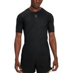 Maillots de running On-Running noirs Taille L pour homme en promo 