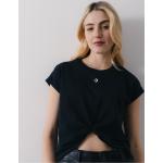 T-shirts Converse noirs Taille S pour femme en promo 