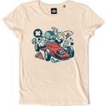 T-shirts en coton à motif voitures Ferrari bio look fashion pour femme 