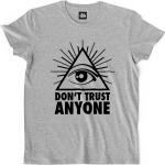 Teetown - T Shirt Homme - Dont Trust Anyone - Big Brother Egypt Pyramid Complotism Illuminati - 100% Coton Bio