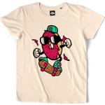 Teetown - T Shirt Homme - Donut Skateur - Cool Nyc Skateboard Skate Street Skatepark Tony Hawk Rue Nourriture Relax - 100% Coton Bio