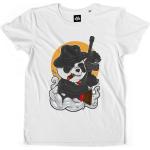 Teetown - T Shirt Homme - Gangster Panda - Retro Old School Vintage Gang Cigare Al Pacino - 100% Coton Bio