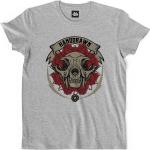 Teetown - T Shirt Homme - Hand Drawn Skull - Rolling Stone Grateful Dead Rocker Nirvana Aerosmith Iron Maiden - 100% Coton Bio