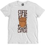 Teetown - T Shirt Homme - Premier Café - Breakfast Club Petit Déjeuner Matin Reveil Travail - 100% Coton Bio