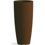 Pots de fleur design marron en résine de 70 cm diamètre 70 cm modernes 