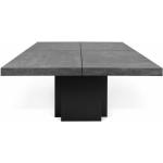 Tables de salle à manger design Temahome Dusk grises laquées en bois recyclé contemporaines 