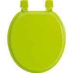 Abattant WC GoodHome Diani coloris vert en duraplast avec frein de chute