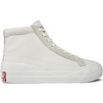 Chaussures casual Levi's blanches Pointure 43 look casual pour homme en promo 