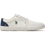 Chaussures casual U.S. Polo Assn. blanches Pointure 41 look casual pour homme en promo 