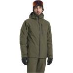 Vestes de ski Tenson vertes imperméables coupe-vents respirantes avec jupe pare-neige Taille XXL pour homme 