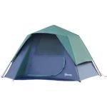 Tentes randonnée Outsunny bleu marine en fibre de verre 3 places 