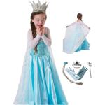 Déguisements blancs à fleurs de princesses La Reine des Neiges Elsa Taille 4 ans look fashion pour fille en promo de la boutique en ligne Rakuten.com 