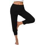 Pantalons de yoga noirs Taille M plus size look fashion pour femme en promo 