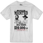 Terence Hill Bud Spencer Wanted 20 000 $ Terence & Bud (Blanc) - Blanc - XXXL