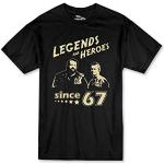 Terence Hill Legends and Heroes T-Shirt Manches Courtes Noir L