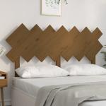 Têtes de lit design marron en bois massif rustiques en promo 