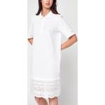 Robes Polo Tommy Hilfiger blanches midi Taille XS pour femme en promo 