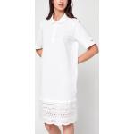 Robes Polo Tommy Hilfiger blanches midi Taille S pour femme en promo 