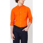 Chemises cintrées de créateur Ralph Lauren Polo Ralph Lauren orange en popeline stretch Taille XS en promo 