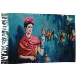 Étoles multicolores en viscose Frida Kahlo lavable en machine Tailles uniques look fashion pour femme 