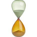 Horloges de bureau TFA blanches en verre 