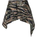 Jupes imprimées The Attico vertes camouflage minis Taille XL pour femme en promo 