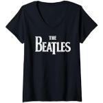T-shirts noirs Beatles Taille S classiques pour femme 