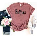 T-shirts Beatles look Rock pour femme 