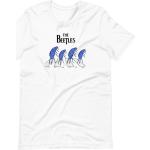 T-shirts humour gris en coton Beatles pour femme 