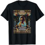 The Big Lebowski Christmas The Dude Abides Ugly Sweater T-Shirt
