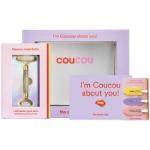 The Coucou Club Rouleau Jade + Glitter Toiletry Bag + Free Hair Clips -Set de soins en édition limitée