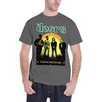 The Doors T Shirt Waiting for The Sun Band Logo Officiel Homme Gris Size XL
