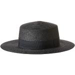 Chapeaux Fedora noirs en paille Tailles uniques look fashion pour femme 