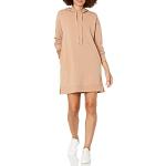 The Drop Iona Mini-robe sweat-shirt à capuche et manches longues pour Femme, Beige, XS