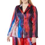 Blazers multicolores en satin Taille 4 XL plus size look fashion pour femme 