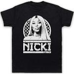 The Guns Of Brixton Nicki Minaj Tribute T-Shirt des Hommes, Noir, XL